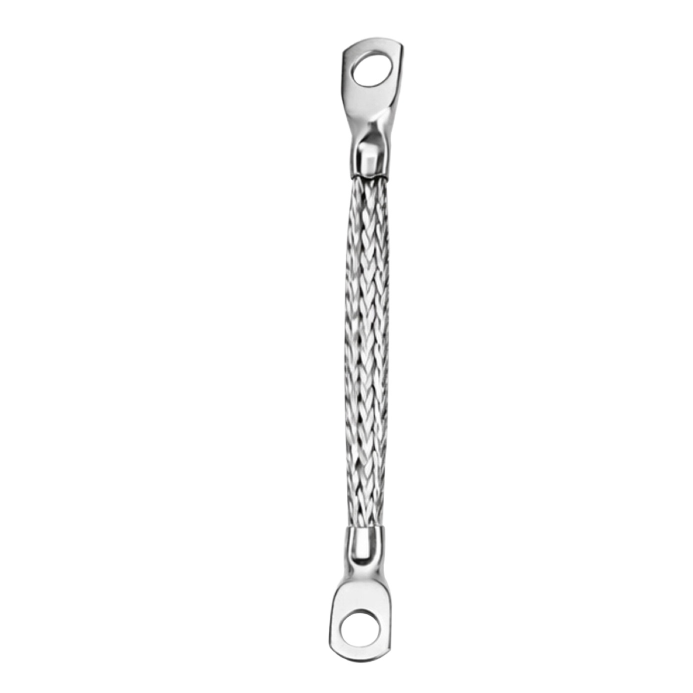 Bonding jumper with tubular lug ends